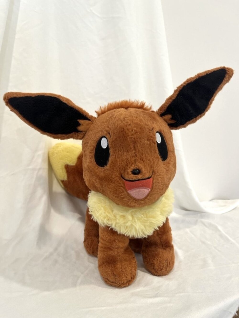 Build-A-Bear Furry Eevee Pokemon Plush Sound Bag Skirt